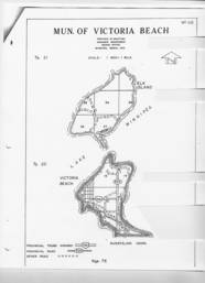 Map of Victoria Beach and Elk Island